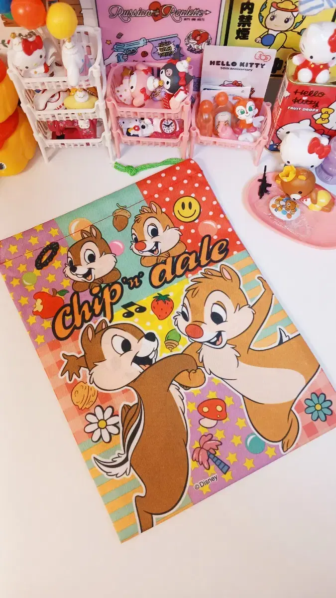 디즈니 chip&dale  조이개 파우치 (일본직수입상품)